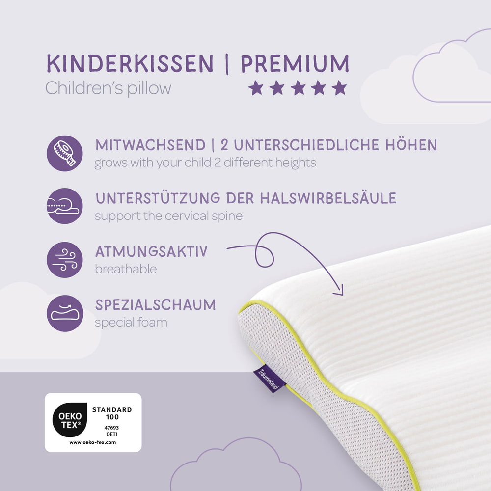 Träumeland Kinderkissen Ergo Premium – Vorteile im Überblick
