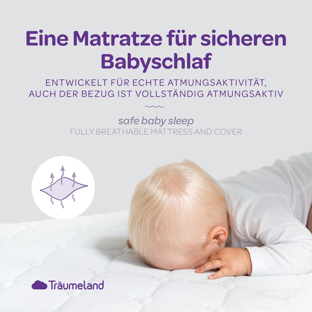 Träumeland Matratze für Beistellbett Brise Light