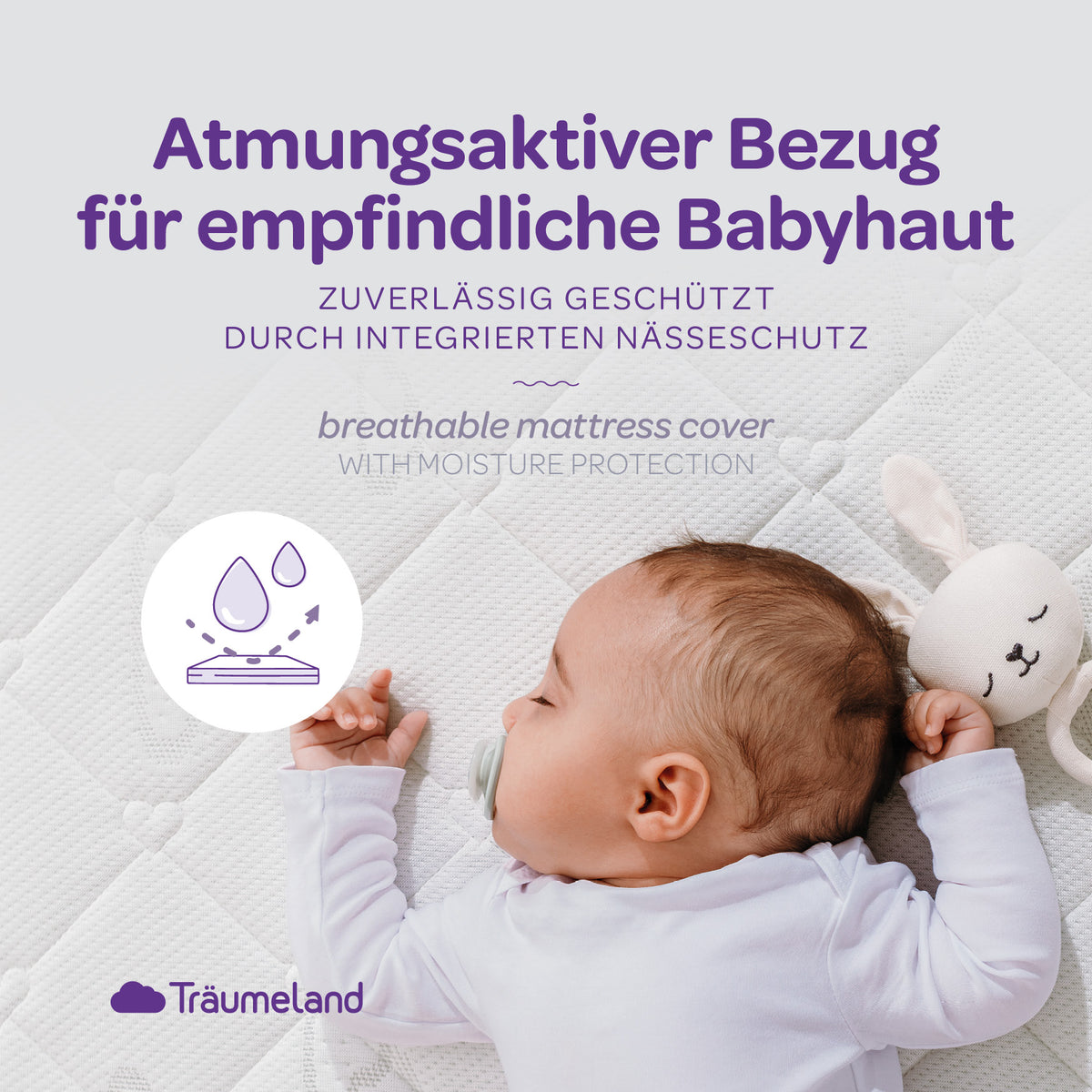 Träumeland Matratze für Beistellbett Brise Light