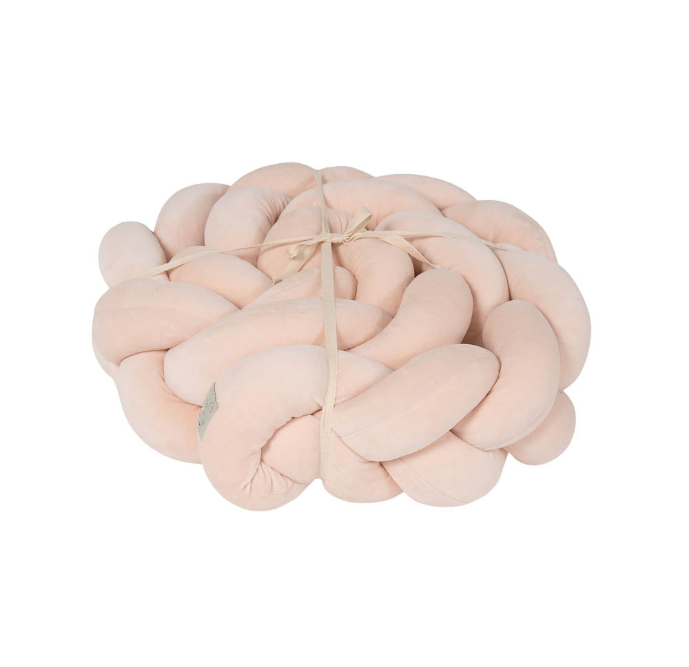 Träumeland Signature Nestchenschlange Plüsch rosa – Seitenansicht